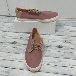 Bixby Nomad Red Canvas Ulealian Vulcanized Sneakers Mens Sz 9.5.